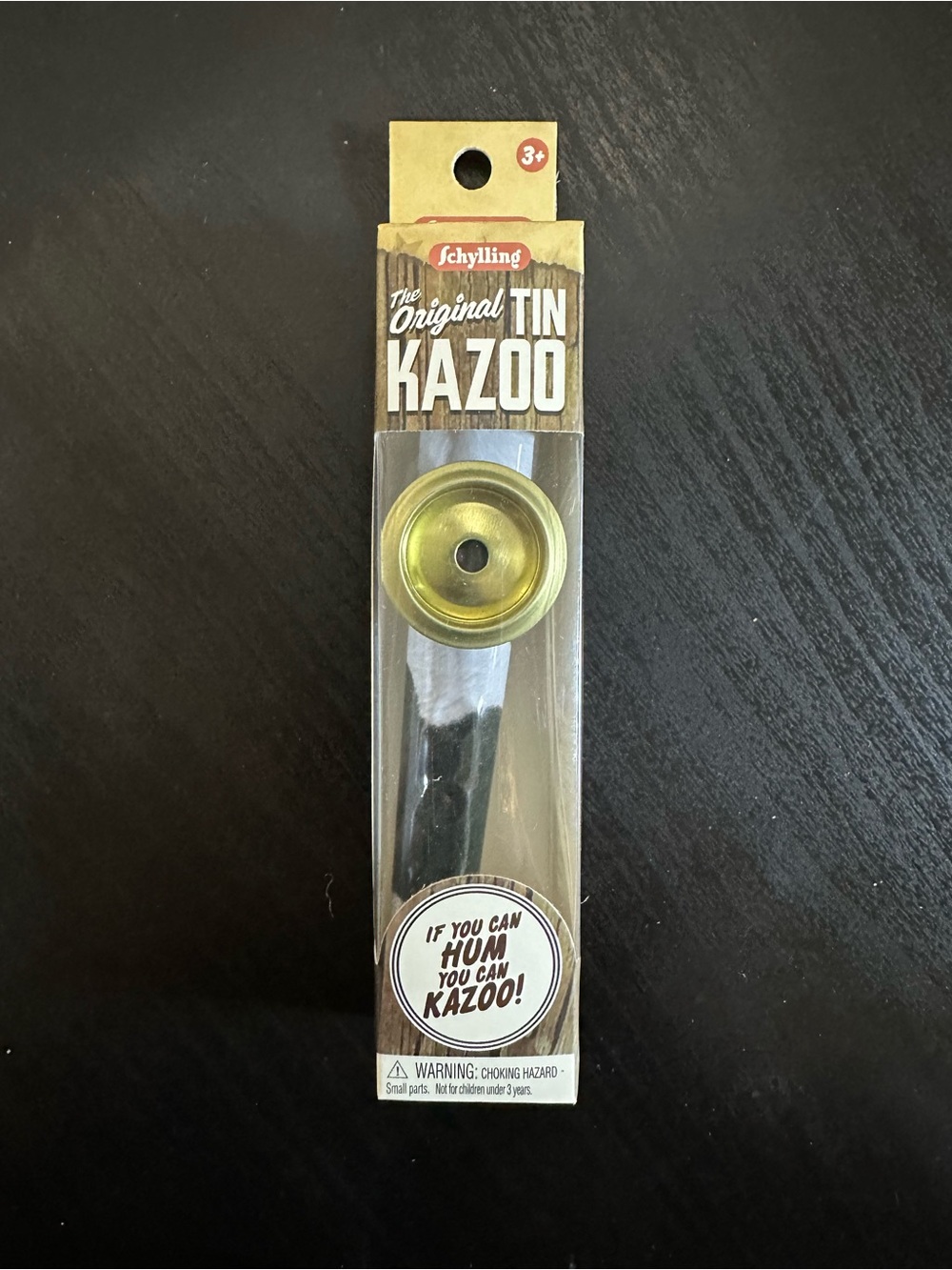 New Schylling The Original Tin Kazoo White Black In Sealed Box